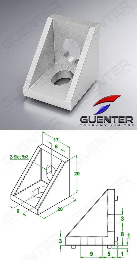 Bracket Thin 20 + Kit Set Image