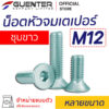 น็อตหัวจมเตเปอร์ ชุบขาว M12 หลายขนาด - E-marketing - guenter.co.th