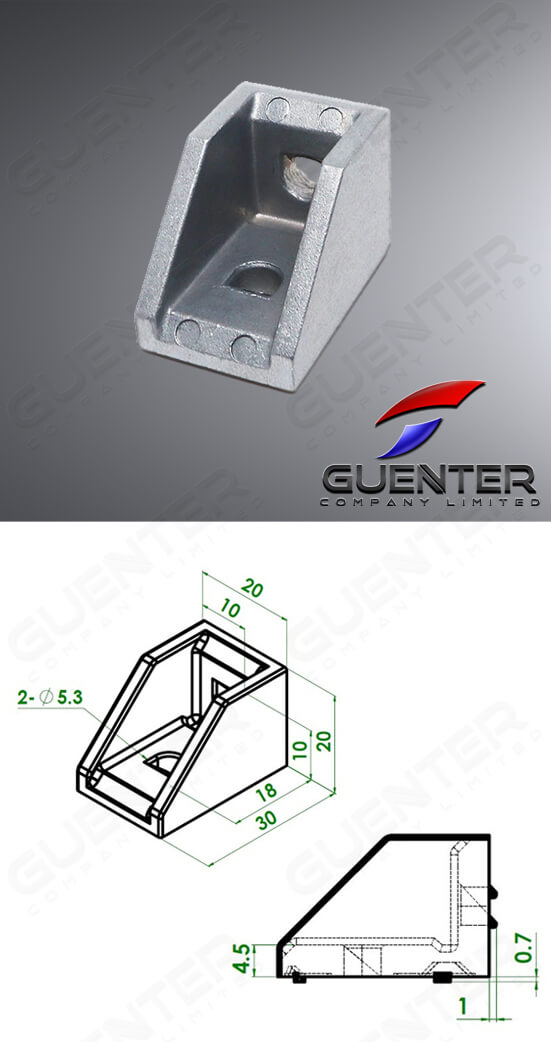 Bracket Cross 20 Series - Image - Guenter.co.th