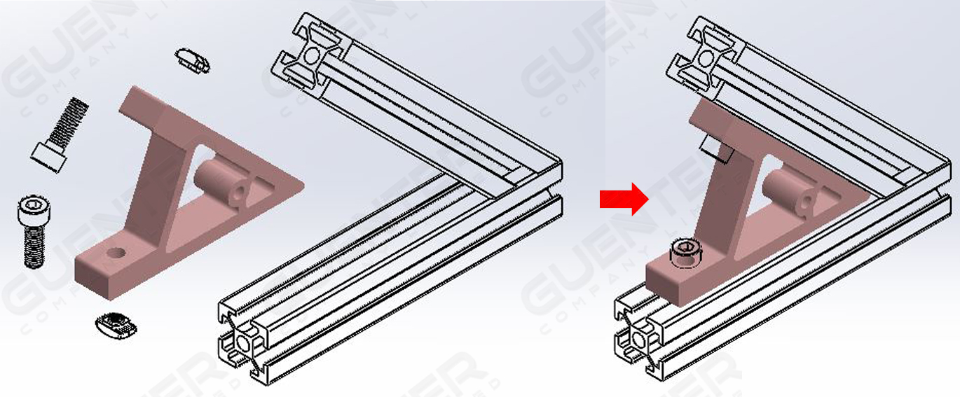 Hard Bracket 20-45° - Usage - Guenter.co.th