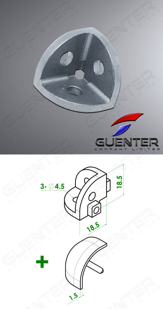 Round Bracket 20 - Image - Guenter.co.th