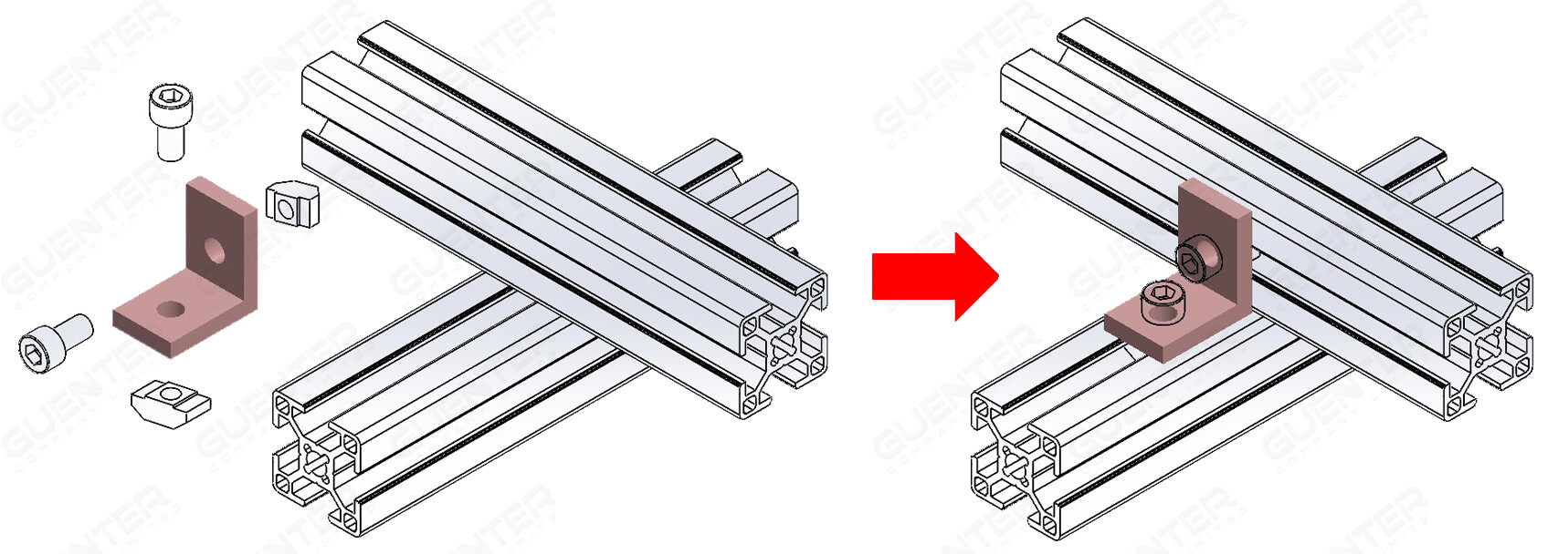 Bracket L 30 Series - Usage - Guenter.co.th