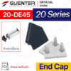 End Cap 20-DE45 - 20 Series - ฝาปิดปลายอลูมิเนียมโปรไฟล์ซีรี่ 20 - Web_1- Guenter.co.th