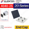 End Cap 4040-2S - 20 Series - ฝาปิดปลายอลูมิเนียมโปรไฟล์ซีรี่ 20 - Web_1- Guenter.co.th