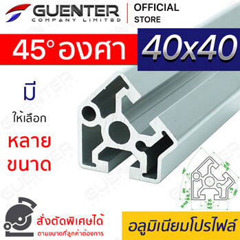 End Cap 30-DE60 ใช้กับอลูมิเนียมโปรไฟล์ 30x30 DE60