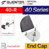 End Cap 40-R - 40 Series - ฝาปิดปลายอลูมิเนียมโปรไฟล์ซีรี่ 40 - Web - Guenter.co.th