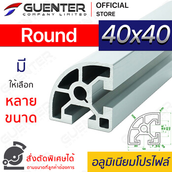 End Cap 30-DE60 ใช้กับอลูมิเนียมโปรไฟล์ 30x30 DE60