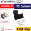 End Cap 408080-2S - 40 Series - ฝาปิดปลายอลูมิเนียมโปรไฟล์ซีรี่ 40 - Web - Guenter.co.th