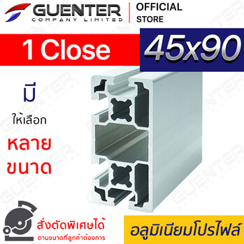 End Cap 4590 ใช้กับอลูมิเนียมโปรไฟล์ 45x90 1 Close - Guenter.co.th