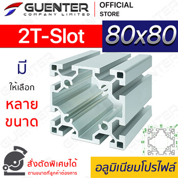 End Cap 30-DE60 ใช้กับอลูมิเนียมโปรไฟล์ 30x30 DE60