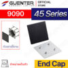 End Cap 9090 - 45 Series - ฝาปิดปลายอลูมิเนียมโปรไฟล์ซีรี่ 45 - Web - Guenter.co.th