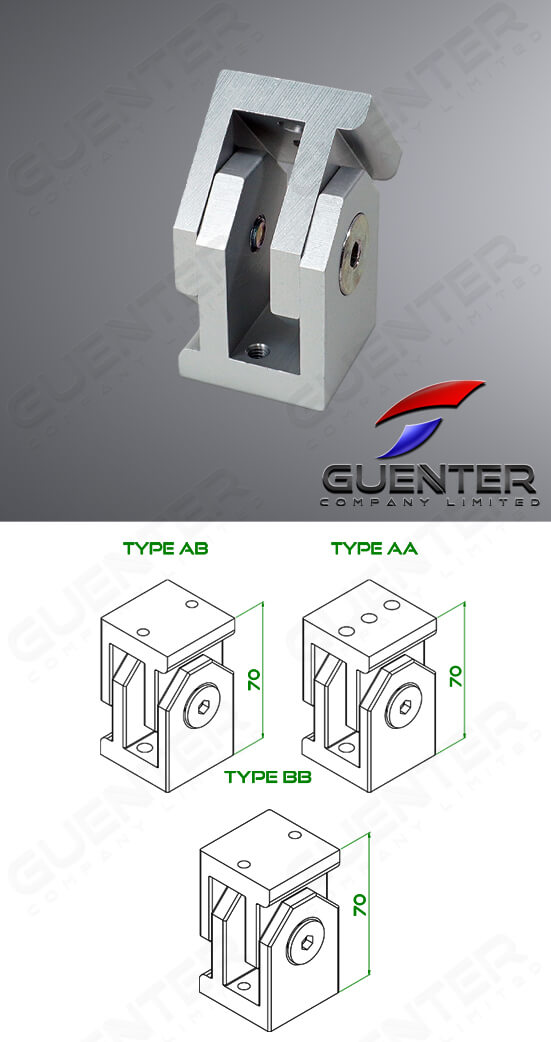 Adjuster Bracket 40 - For Web + Dimension - Guenter.co.th